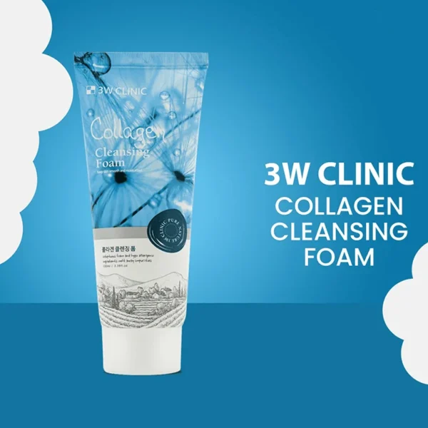 3W Clinic Collagen Foam Cleansing - Image 2