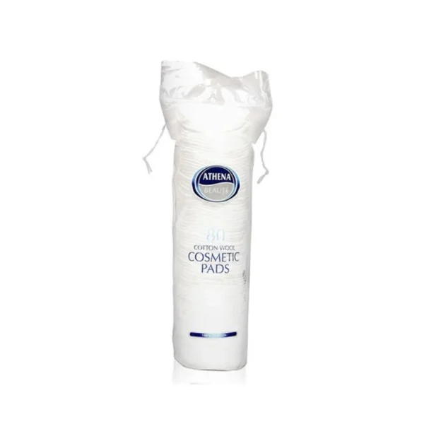 Athena Beaute 100% Cotton Wool Cosmetic Pads – 80pcs