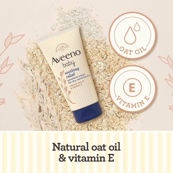 Aveeno Baby Soothing Relief Emollient Cream – 150ml - Image 2