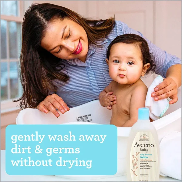 Aveeno Baby Wash & Shampoo – 236ml - Image 3