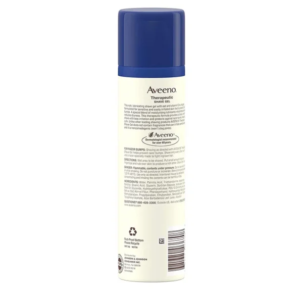 Aveeno Therapeutic Shave Gel – 198gm - Image 2
