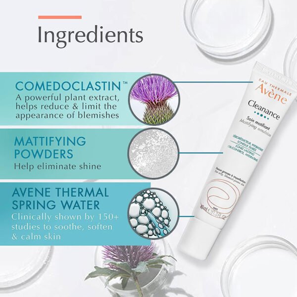 Avene Cleanance Mattifying Emulsion – 40ml - Image 4