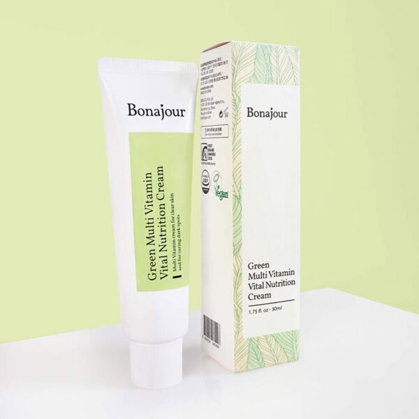 Bonajour Green Multi-Vitamin Vital Nutrition Cream – 50ml - Image 3