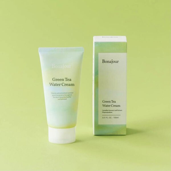 Bonajour Green Tea Water Cream – 100ml - Image 2