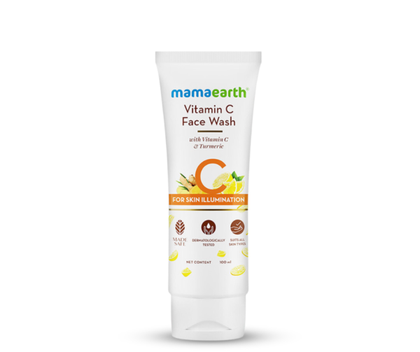 Mamaearth vitamin C face wash 100ml