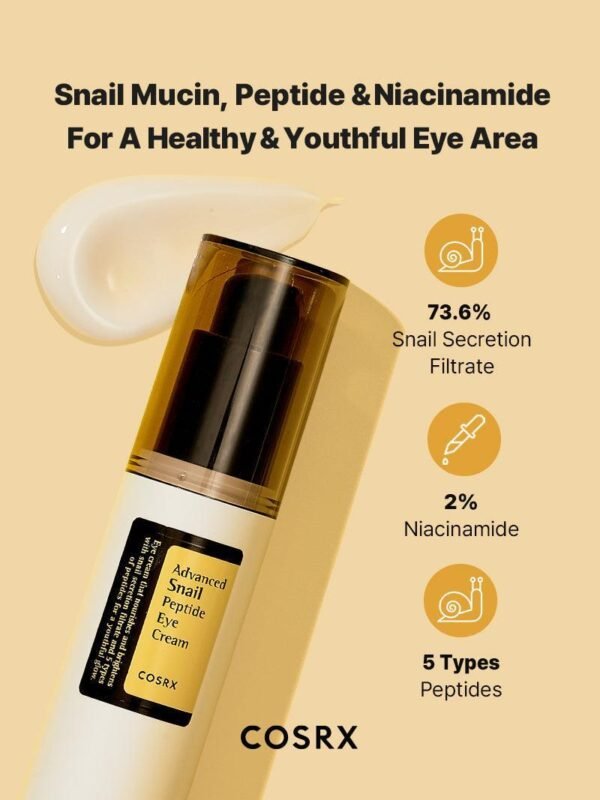 Cosrx Advanced Snail Peptide Eye Cream 25ml - Image 2