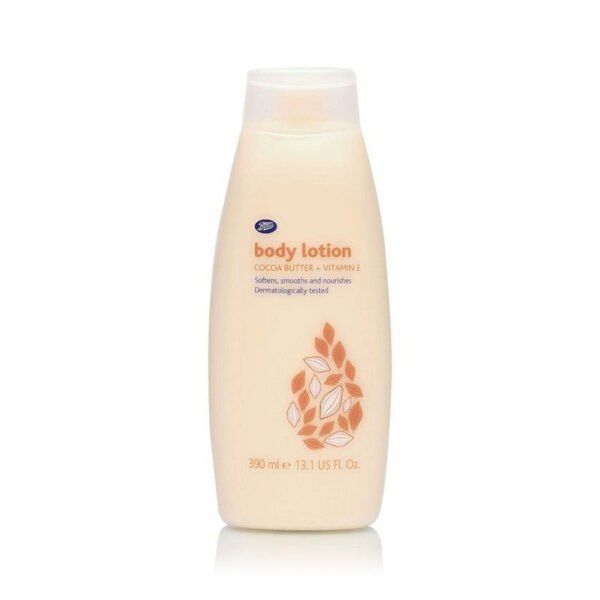 Boots Cocoa Butter & Vitamin E Body Lotion – 390ml