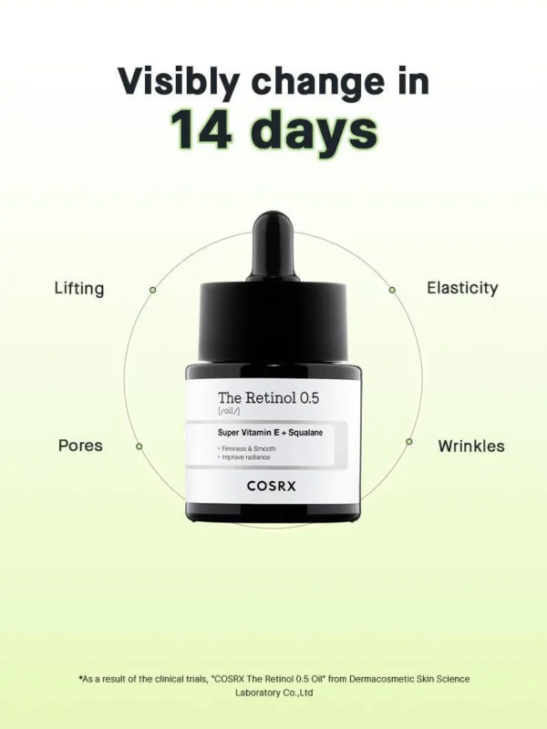 Cosrx The Retinol 0.5 Oil 20ml - Image 4