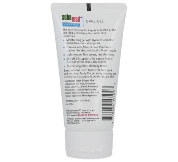 Sebamed Clear Face Care Gel 50ml - Image 2