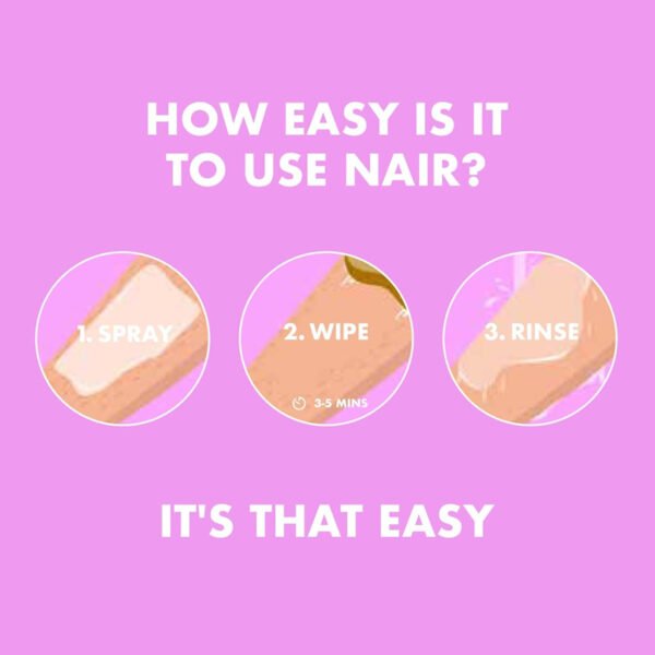 Nair Hair Removal Cream Rose – (110g) - Image 5