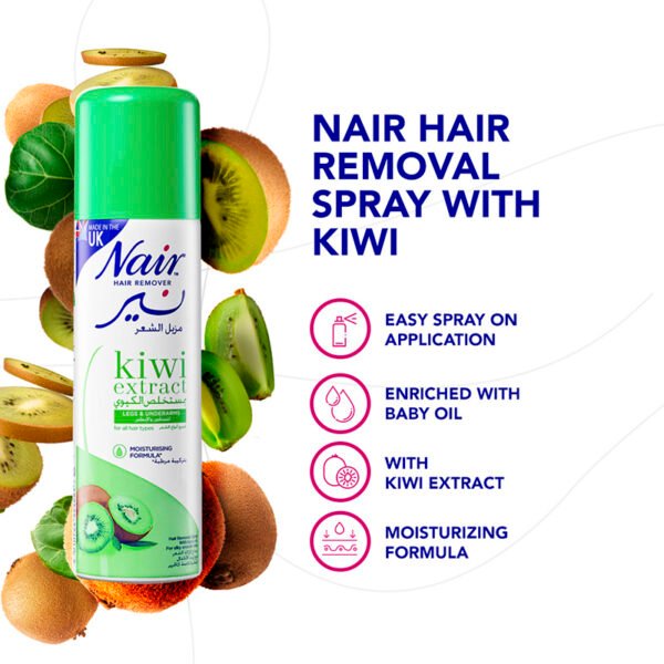 Nair Hair Remover Spray – Kiwi (200ml) - Image 2