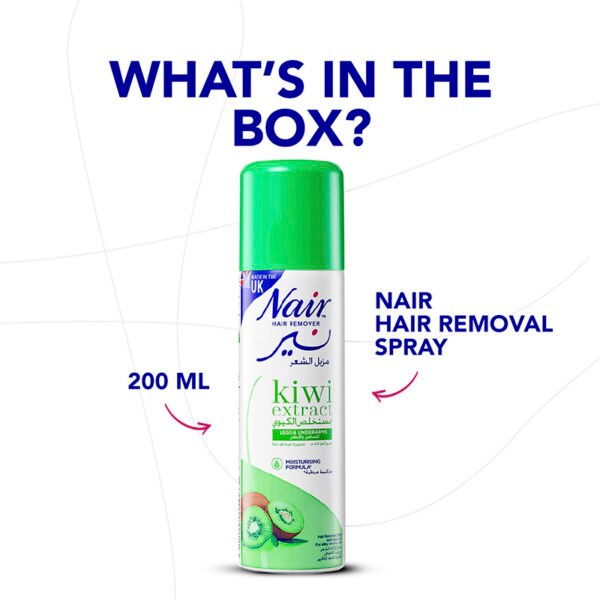 Nair Hair Remover Spray – Kiwi (200ml) - Image 5