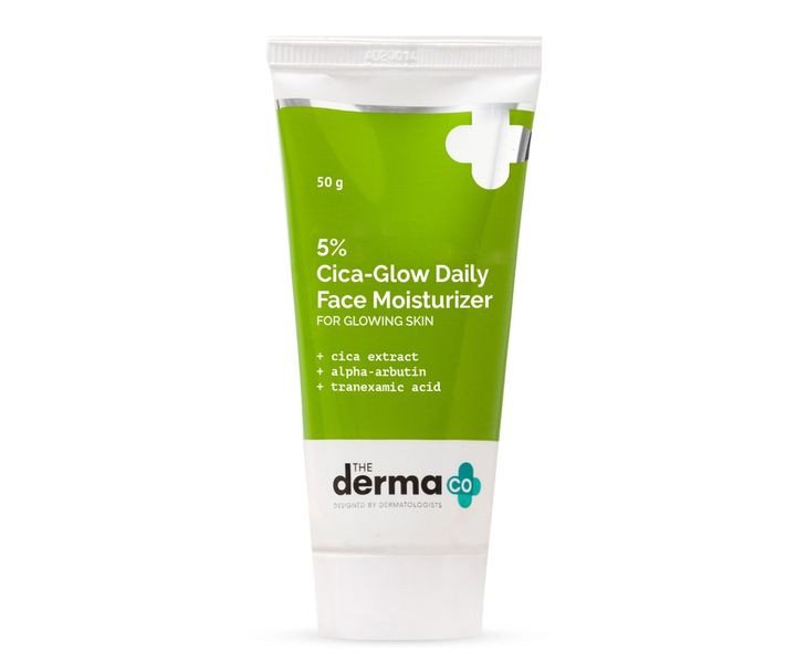 The Derma Co 5% Cica-Glow Daily Face Moisturizer 50gm