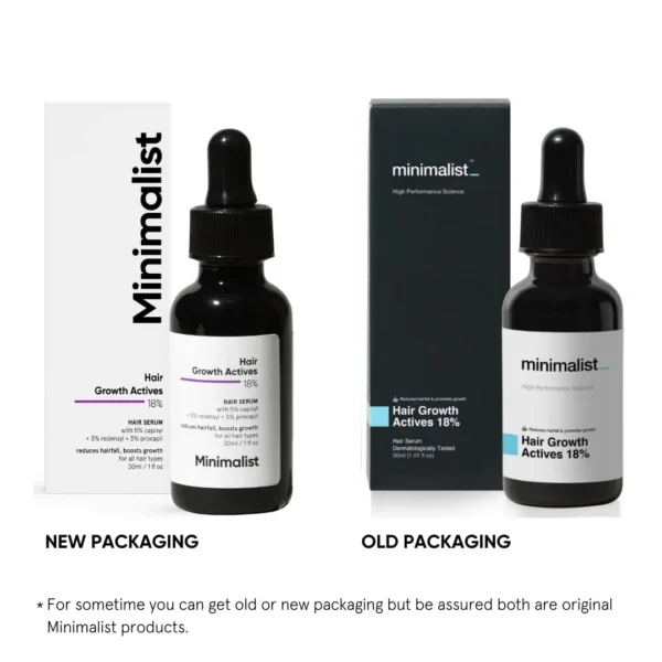Minimalist Hair Growth Actives 18% Hair Serum-30ml - Image 2