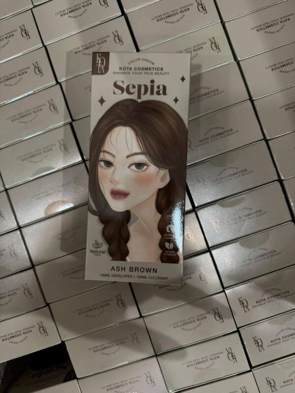Kota Cosmetics Hair Color Cream – Sepia - Image 3