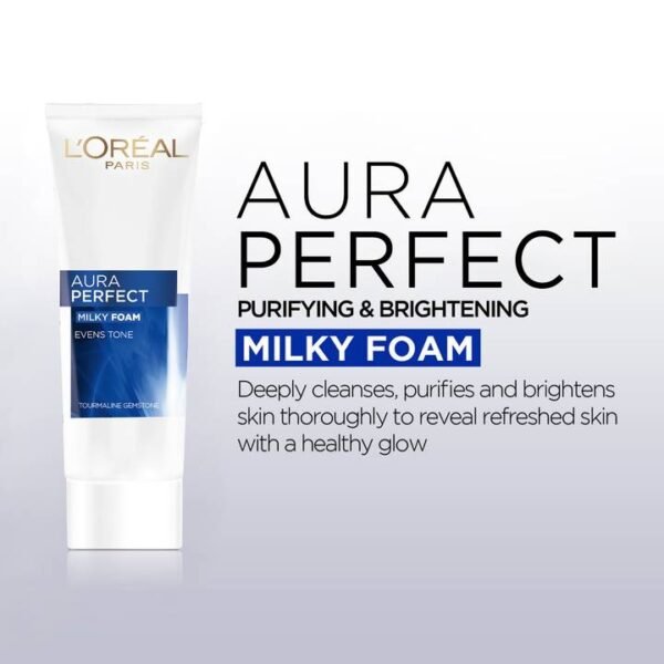 L'Oreal Aura Perfect Milky Foam 100ml - Image 3