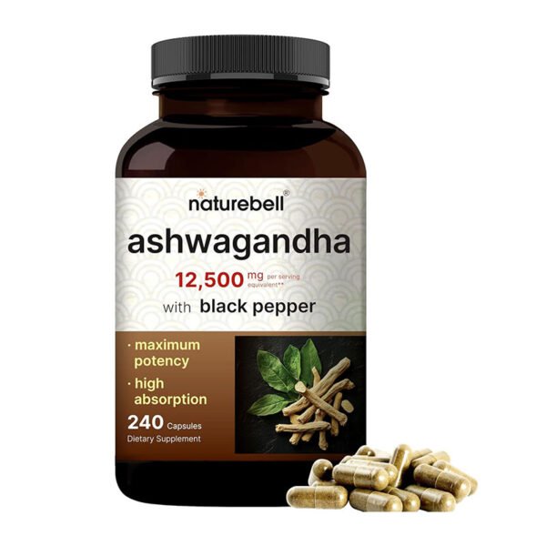 NatureBell Ashwagandha 12500mg – 240 Capsules