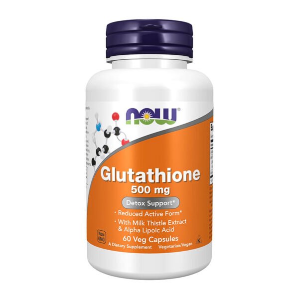 Now Glutathione 500 mg – 60 veg Capsules