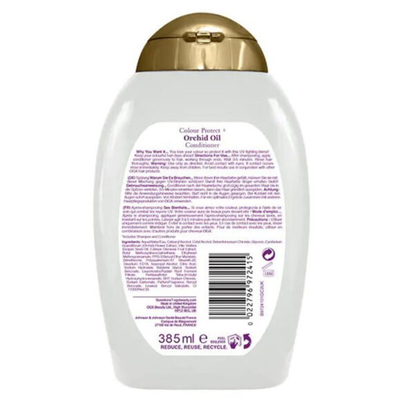 OGX Fade-Defying+ Orchid Oil pH Balanced Conditioner – 385ml - Image 2