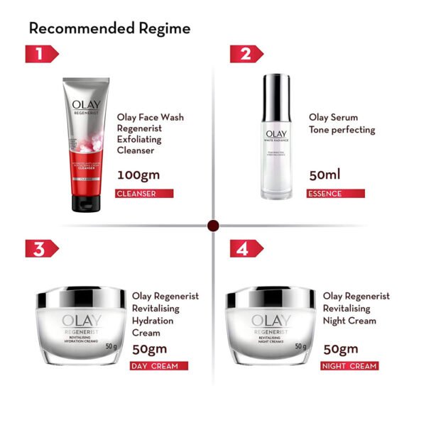 Olay Night Cream: Regenerist Revitalising Night Moisturiser 50gm - Image 5