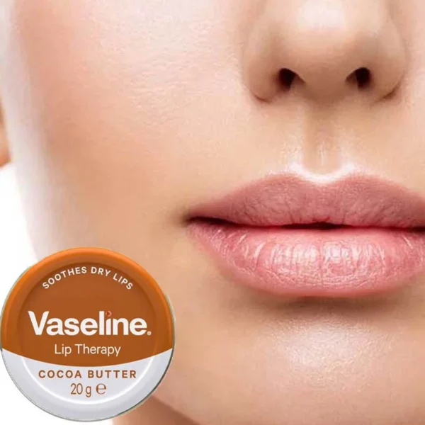 Vaseline Lip Therapy – Cocoa Butter (20gm) - Image 2