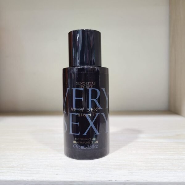 SENORITAS SECRET Travel Size Fine Fragrance Mist Very Sexy night (Black) 75ml - Image 2