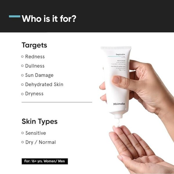 Minimalist Sepicalm 3% Moisturizer 50g - Image 4
