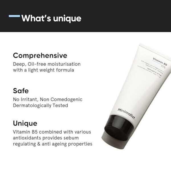 Minimalist Vitamin B5 10% Moisturizer 50g - Image 3