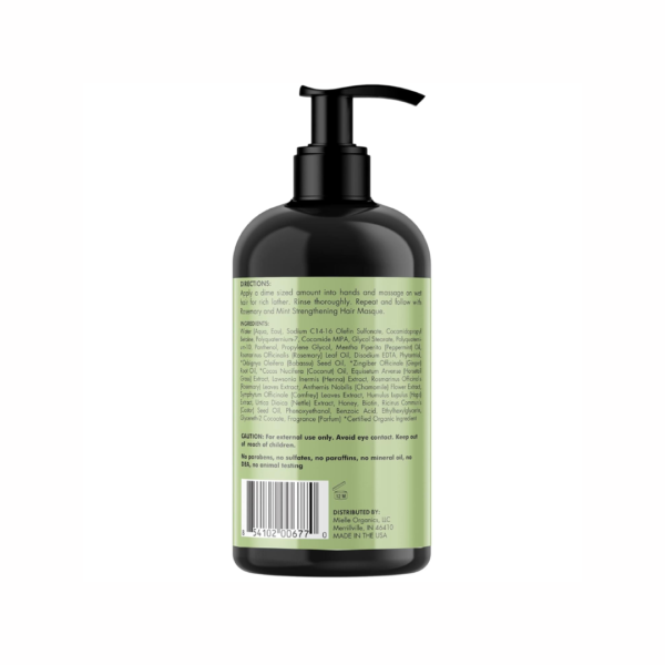 Mielle Rosemary Mint Strengthening Shampoo 355ml - Image 2