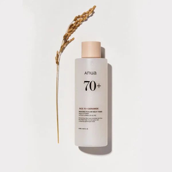 ANUA Rice 70+ Glow Milky Toner 250ml - Image 2