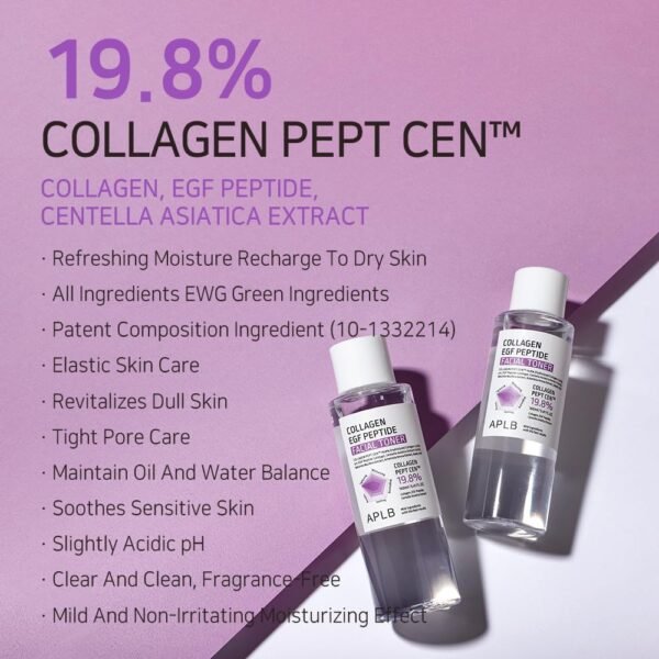 APLB Collagen EGF Peptide Facial Toner 160 ml - Image 3