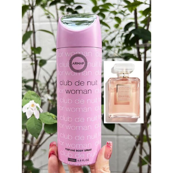 Armaf Club De Nuit Deodorant Body Spray For Women – 200ml - Image 2