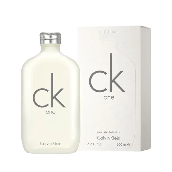 Calvin Klein CK One Unisex Eau de Toilette – 200ml - Image 2