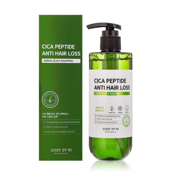 Some by mi cica peptide Anti Hair Loss Derma Scalp Shampoo – 285ml - Image 2