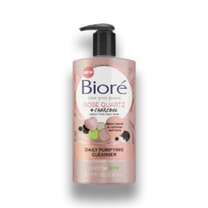 Biore Rose Quartz & Charcoal Daily Purifying Cleanser 200ml