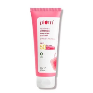 Plum Squalane & Vitamin E Dewy-Bright Sunscreen SPF50 50g