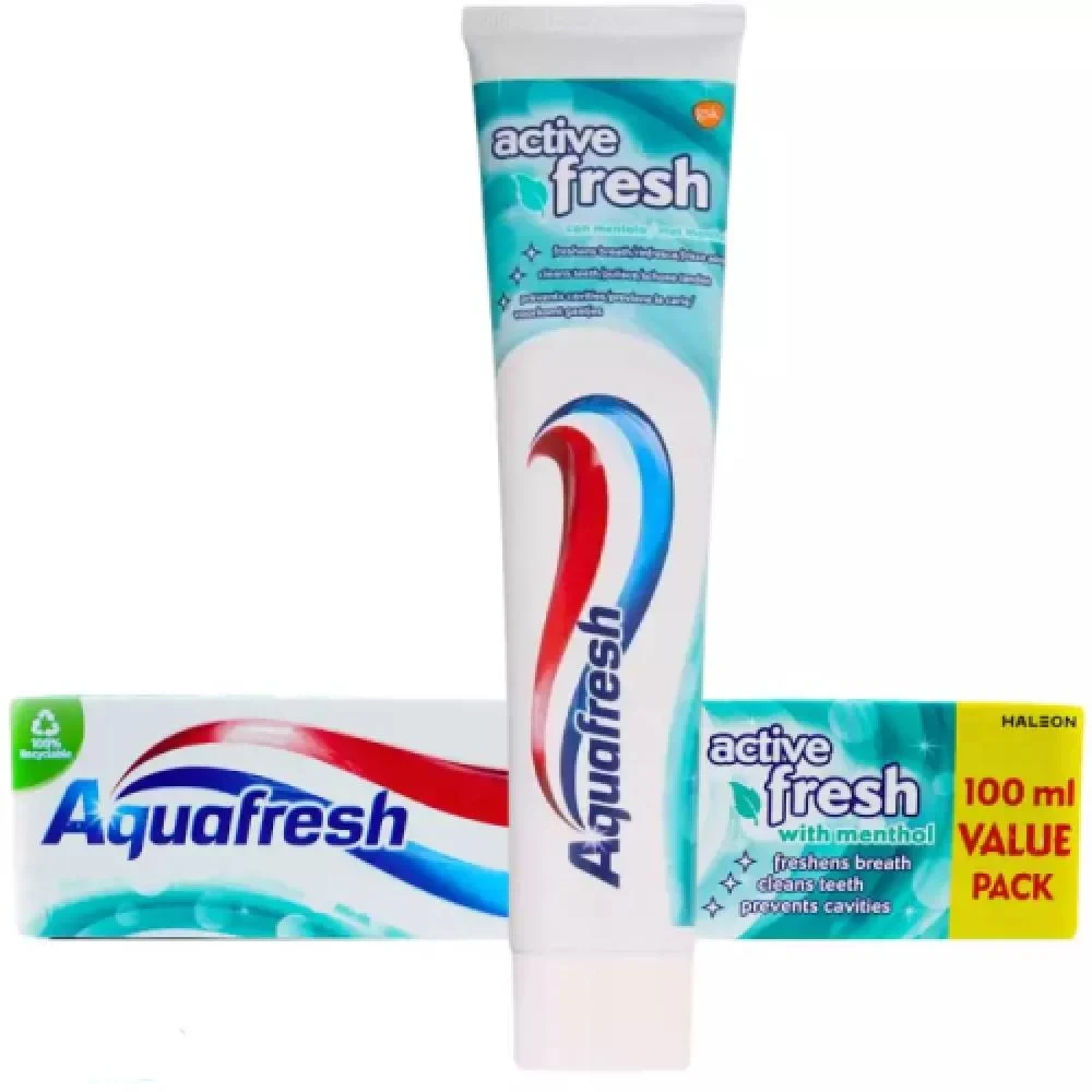 Aquafresh Active Fresh Toothpaste 100ml - Image 2