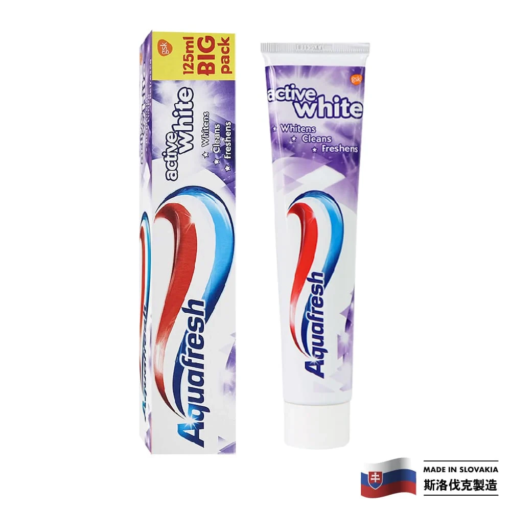 Aquafresh Active White Toothpaste 125ml
